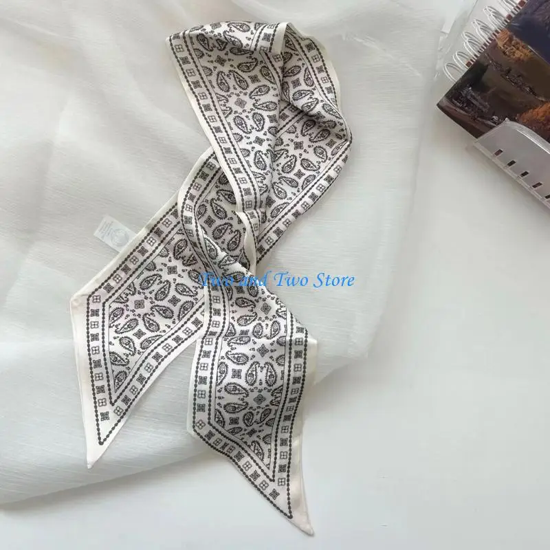 HX6F Luxurious Silk Like Scarf For Ponytails Braids French Vintage Gift Ready
HX6F Luxurious Silk Like Scarf For Ponytails Braids French Vintage Gift Ready