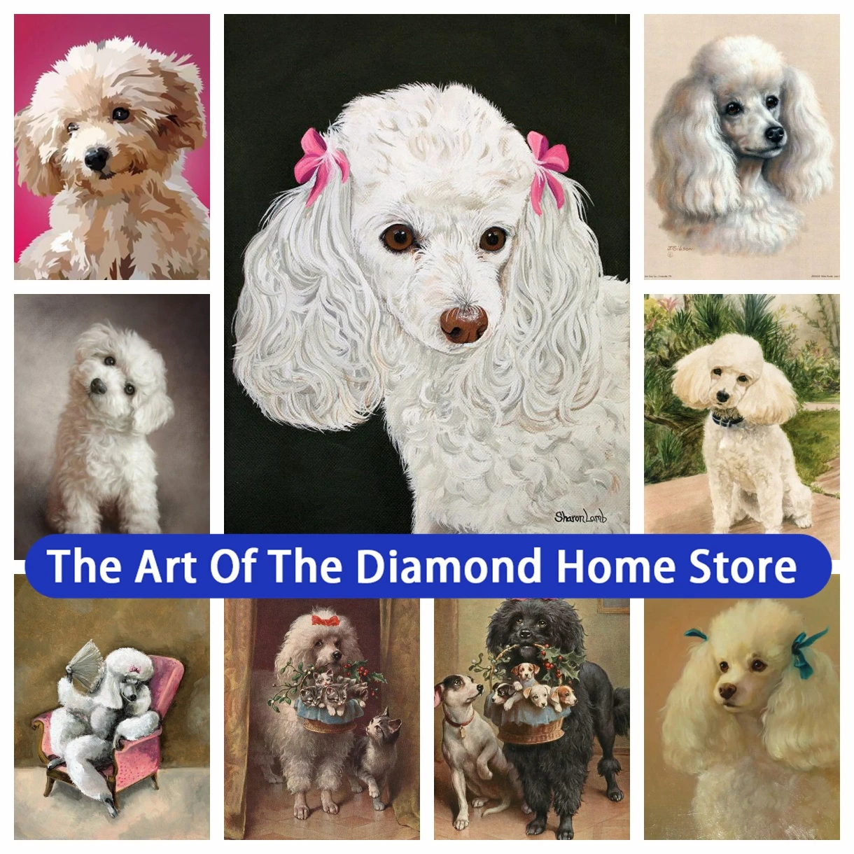 French Poodle 5D Embroidery DIY AB Drills Diamond Painting Animal Dog Cross Stitch Kit Art Handmade Room Decor Children's Gifts
French Poodle 5D Embroidery DIY AB Drills Diamond Painting Animal Dog Cross Stitch Kit Art Handmade Room Decor Children's Gifts