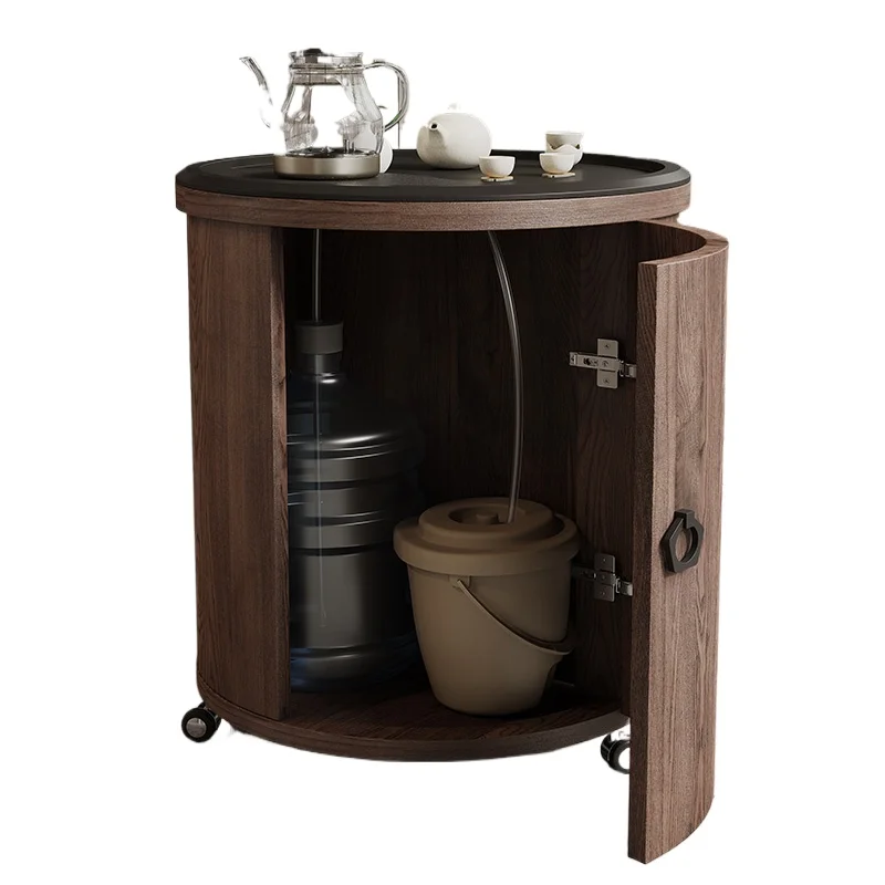 Solid wood balcony tea table chair kettle integrated multi-functional coffee table
Solid wood balcony tea table chair kettle integrated multi-functional coffee table