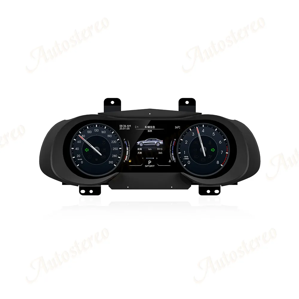 12,3-дюймовый автомобильный ЖК-цифровой кластер для Maserati President 2013-2023, цифровая приборная панель, экран виртуального спидометра
12,3-дюймовый автомобильный ЖК-цифровой кластер для Maserati President 2013-2023, цифровая приборная панель, экран виртуального спидометра