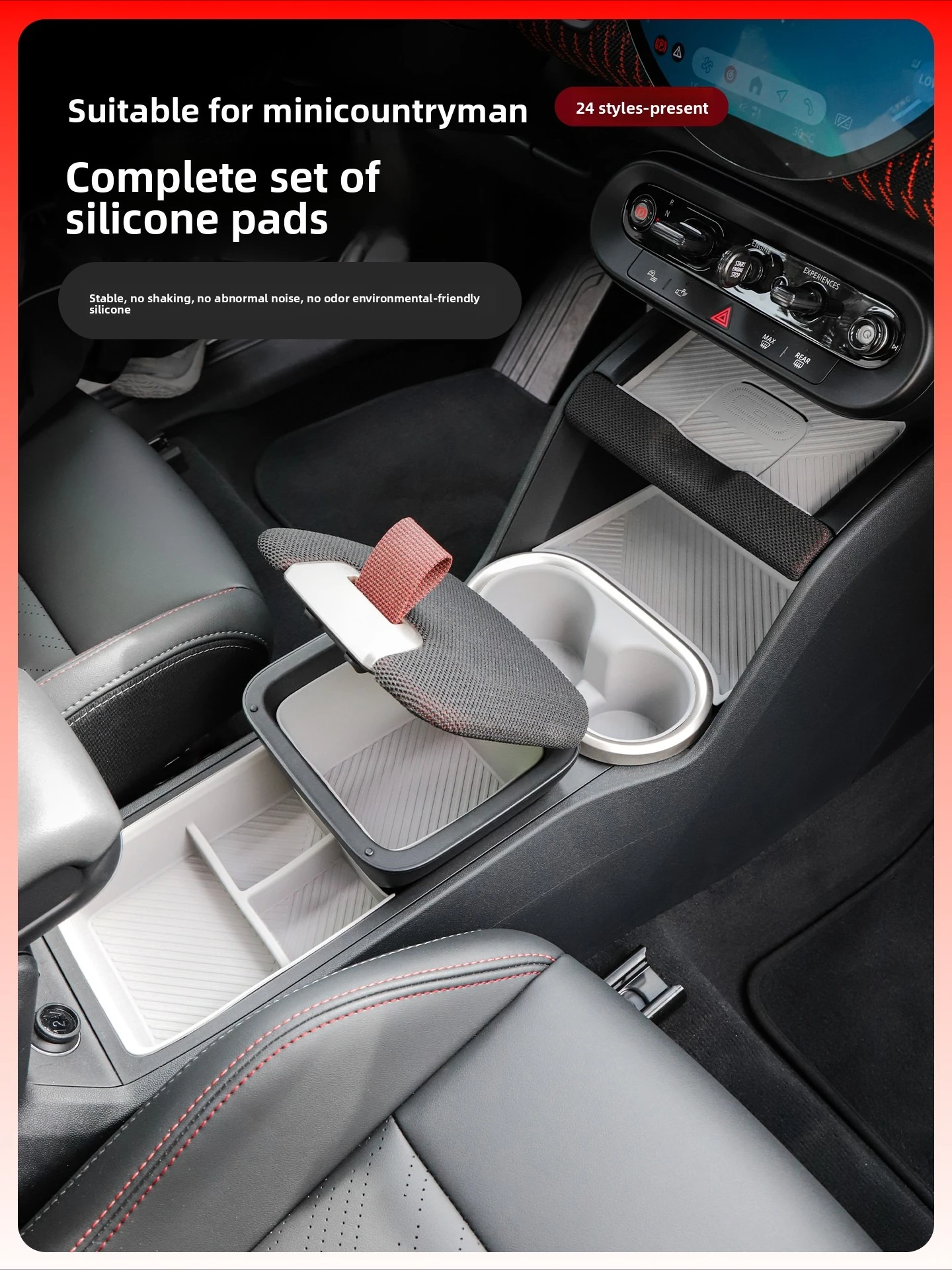 Car Central Control Wireless Charging Pad Water Cup Slot Decorative Products Interior for MINI COUNTRYMAN U25 24-25
Car Central Control Wireless Charging Pad Water Cup Slot Decorative Products Interior for MINI COUNTRYMAN U25 24-25