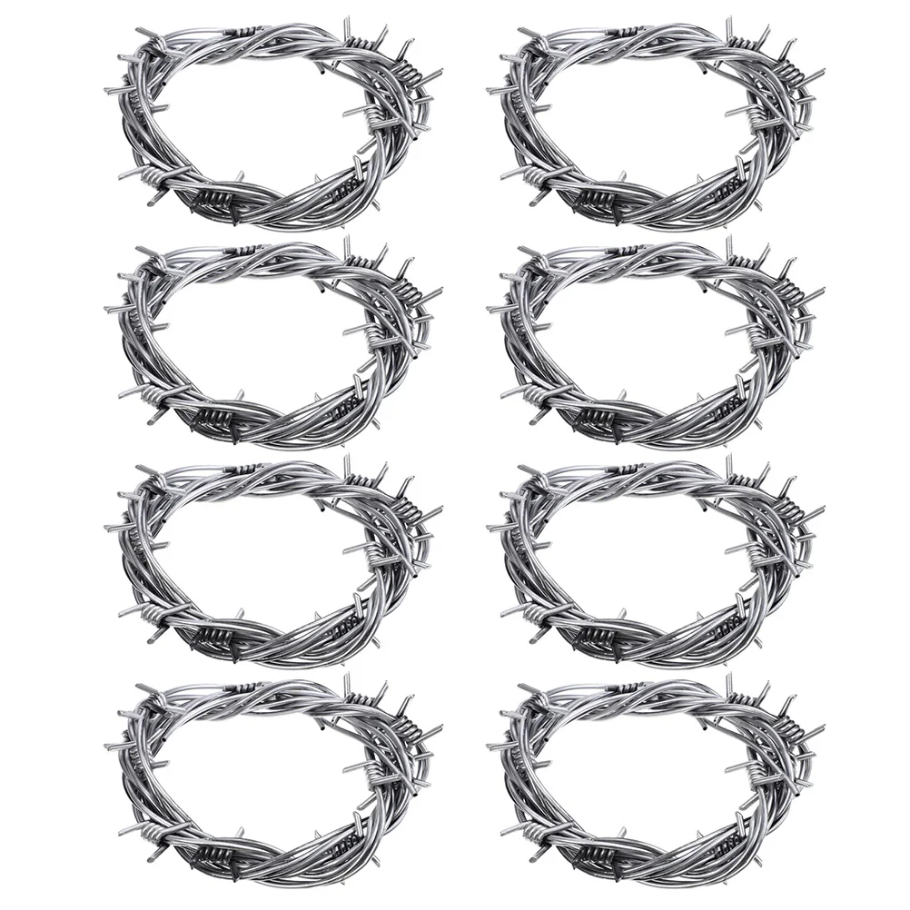 8 шт., искусственные колючие проволоки, имитация ПВХ, декор ужасов для украшения вечеринки с привидениями, жуткий реквизит, украшения на Хэллоуин
8 шт., искусственные колючие проволоки, имитация ПВХ, декор ужасов для украшения вечеринки с привидениями, жуткий реквизит, украшения на Хэллоуин