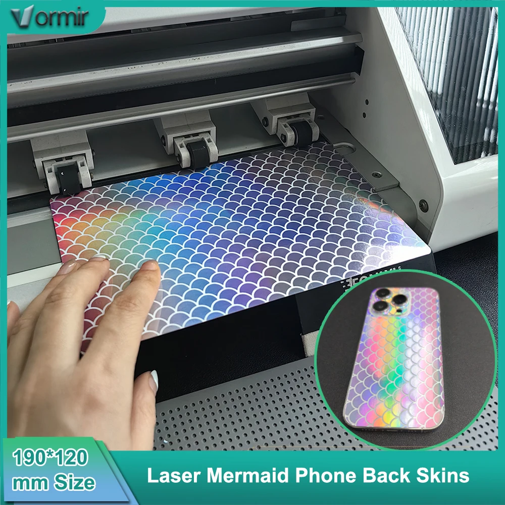 VORMIR Mobilephone Colorful Back Skin Stickers for Hydorgel Film Cutting Machine Mermaid Laser Decoration Rear Films for Plotter
VORMIR Mobilephone Colorful Back Skin Stickers for Hydorgel Film Cutting Machine Mermaid Laser Decoration Rear Films for Plotter