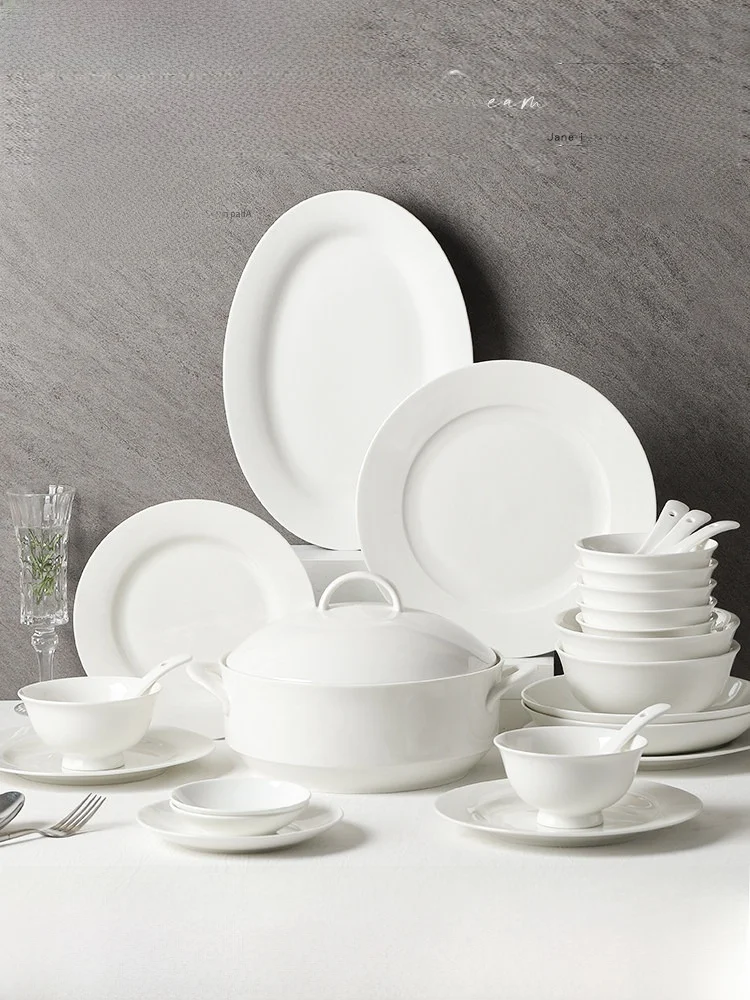 Ceramic Bowl Plate Set Small Rice Bowl Dining Utensils Soup Bowl High Aesthetic Value Flat Dish Soup Dish Nordic Style Pure C...
Ceramic Bowl Plate Set Small Rice Bowl Dining Utensils Soup Bowl High Aesthetic Value Flat Dish Soup Dish Nordic Style Pure C...