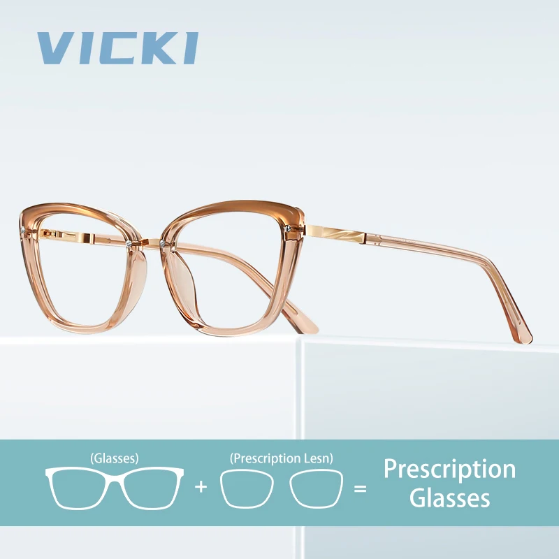 VICKI Simple Cat Eye Design Women's Personalized Glasses Can Be Customized Prescription Anti-blue Photochromism PFD2220
VICKI Simple Cat Eye Design Women's Personalized Glasses Can Be Customized Prescription Anti-blue Photochromism PFD2220