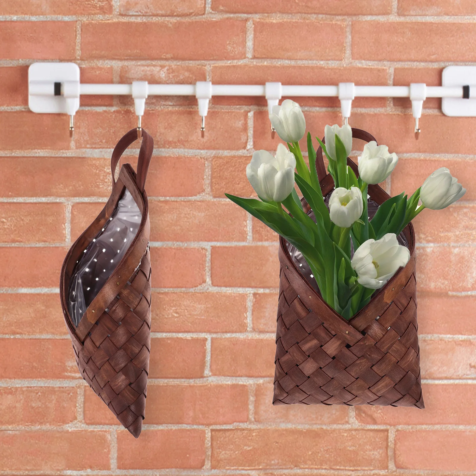 Wall Storage Hanging Basket Woven Wooden Flower Home Decor Kitchen Organizer Retro Style Storage Solution Basket
Wall Storage Hanging Basket Woven Wooden Flower Home Decor Kitchen Organizer Retro Style Storage Solution Basket