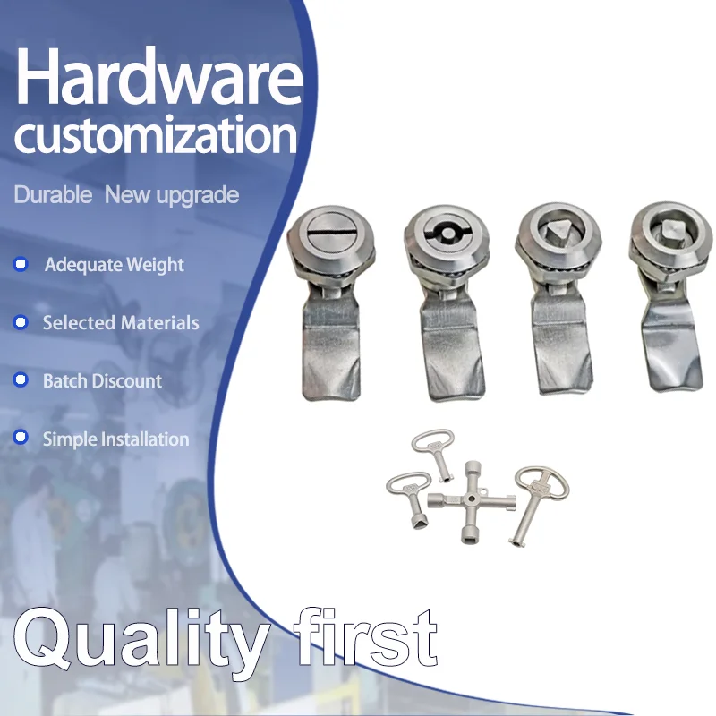 304 Stainless Steel Cam Lock Suitable For Industrial Machinery And Equipment Electrical Control Boxes
304 Stainless Steel Cam Lock Suitable For Industrial Machinery And Equipment Electrical Control Boxes