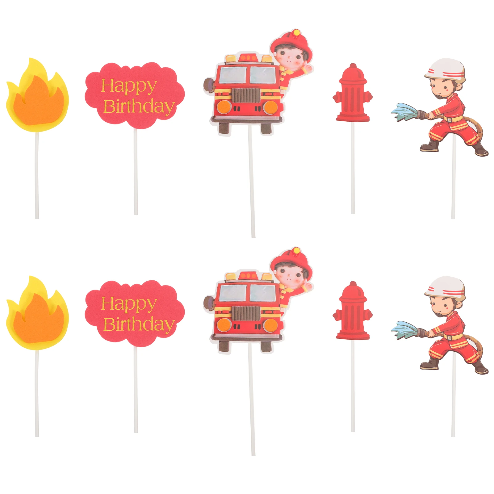 2 Sets Firefighter Cake Decorations EVA Birthday Party Supplies Cake Picks Topper Hat Theme Toppers Boy Decorations
2 Sets Firefighter Cake Decorations EVA Birthday Party Supplies Cake Picks Topper Hat Theme Toppers Boy Decorations