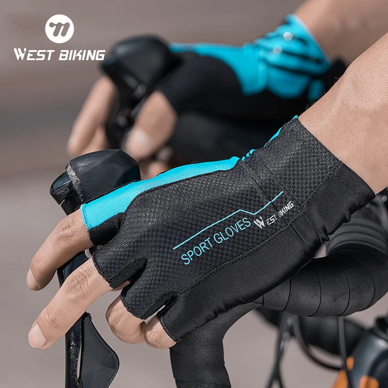 Летние велосипедные перчатки WEST BIKING, перчатки с открытыми пальцами для мужчин и женщин, противоударные дышащие спортивные перчатки, перчатки без пальцев для горного и дорожного велосипеда
Летние велосипедные перчатки WEST BIKING, перчатки с открытыми пальцами для мужчин и женщин, противоударные дышащие спортивные перчатки, перчатки без пальцев для горного и дорожного велосипеда