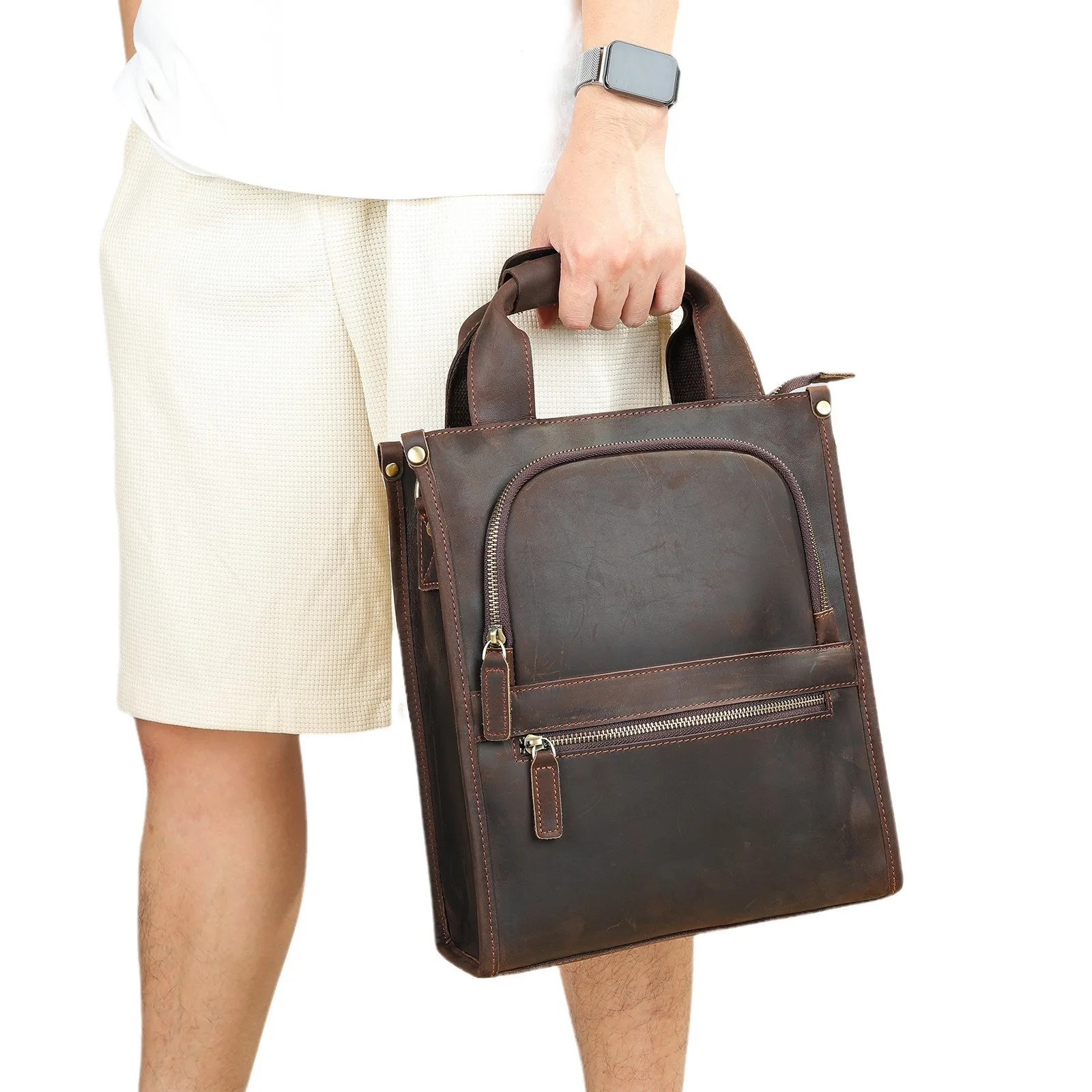 High Quality Men's Leather Shoulder Bag Real Cowskin Crossbody Bags Male Messenger Bag Luxury Men's Handbag Business Tote
High Quality Men's Leather Shoulder Bag Real Cowskin Crossbody Bags Male Messenger Bag Luxury Men's Handbag Business Tote