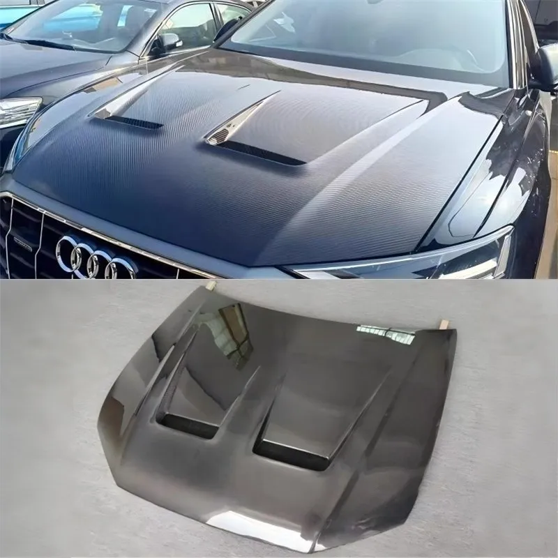 Для Audi Q8 RSQ8 2019-2023 сухой капот из углеродного волокна, крышка двигателя, капот, обшивка капота автомобиля, обновленный комплект автозапчастей
Для Audi Q8 RSQ8 2019-2023 сухой капот из углеродного волокна, крышка двигателя, капот, обшивка капота автомобиля, обновленный комплект автозапчастей