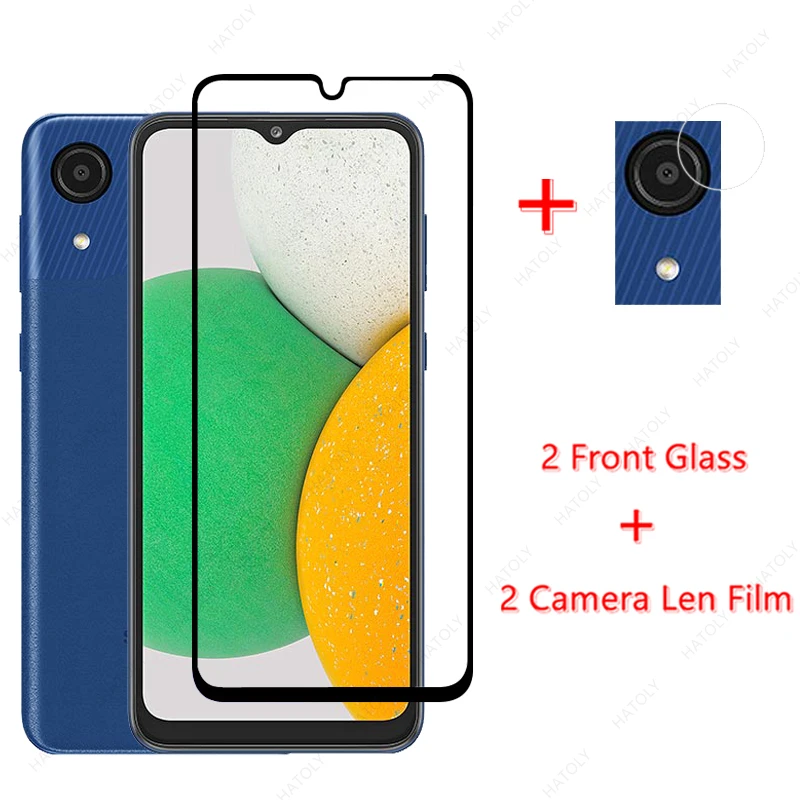 For Samsung Galaxy A03 Core Glass for Samsung Galaxy A03 Core Tempered Glass Screen Protector Camera Len Film A13 A33 A53 A73 5G
For Samsung Galaxy A03 Core Glass for Samsung Galaxy A03 Core Tempered Glass Screen Protector Camera Len Film A13 A33 A53 A73 5G