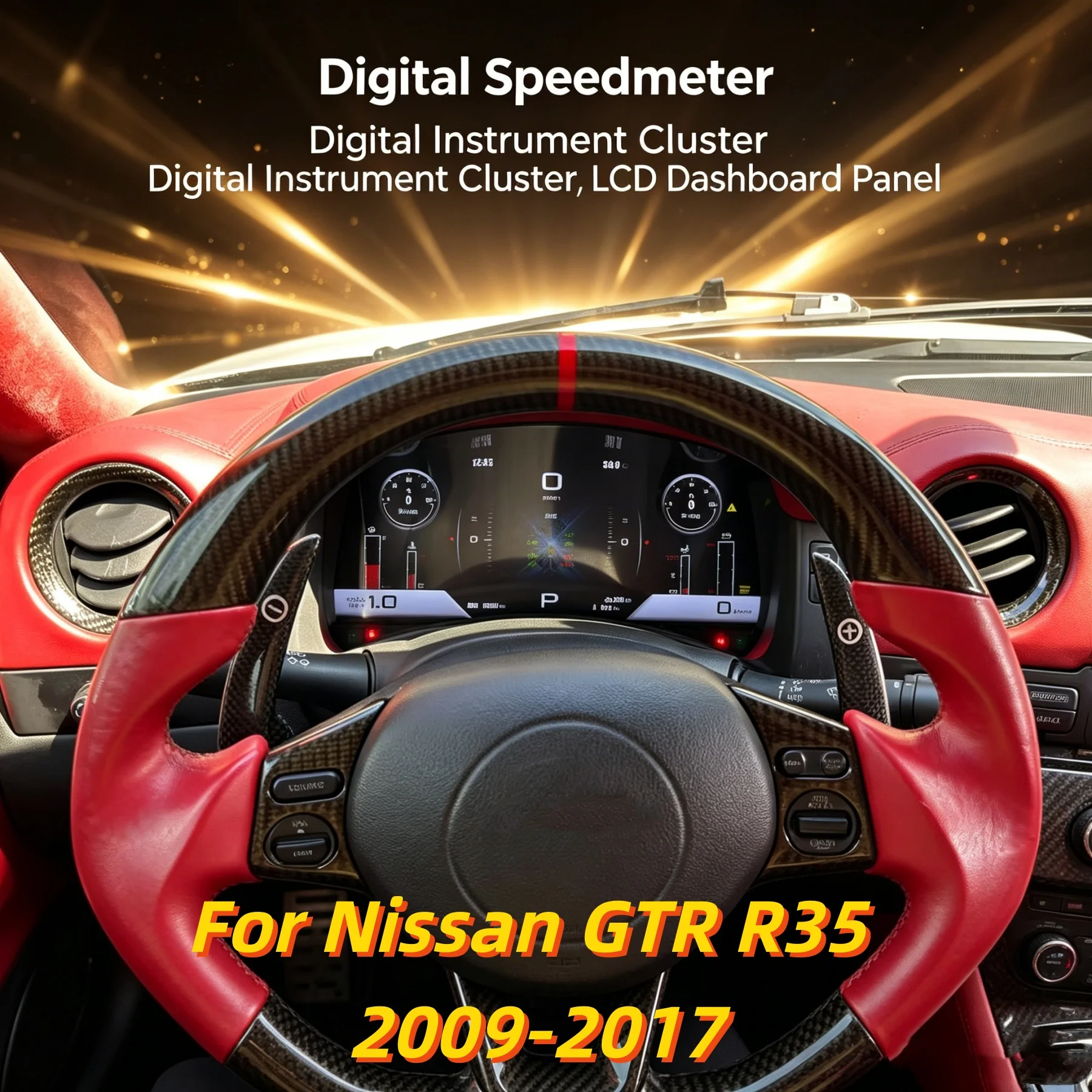 Digital Instrument Cluster For Nissan GT-R 2009–2017 Speedometer Dashboard Gauge virtual cockpit plug & play
Digital Instrument Cluster For Nissan GT-R 2009–2017 Speedometer Dashboard Gauge virtual cockpit plug & play
