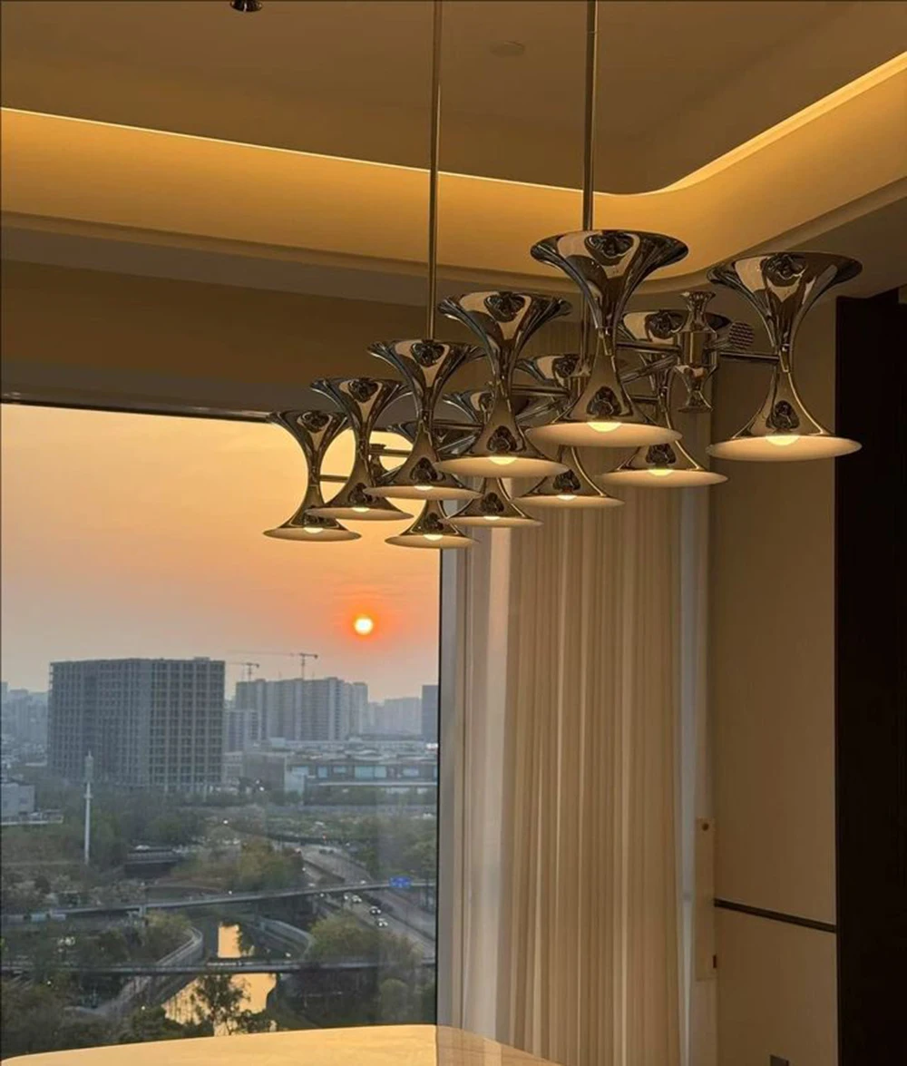 Medieval Bauhaus Straight Row Horn Pendant Lamp Home Decor Chandelier for Living Dining Room Restaurant Indoor Lighting Fixtures
Medieval Bauhaus Straight Row Horn Pendant Lamp Home Decor Chandelier for Living Dining Room Restaurant Indoor Lighting Fixtures