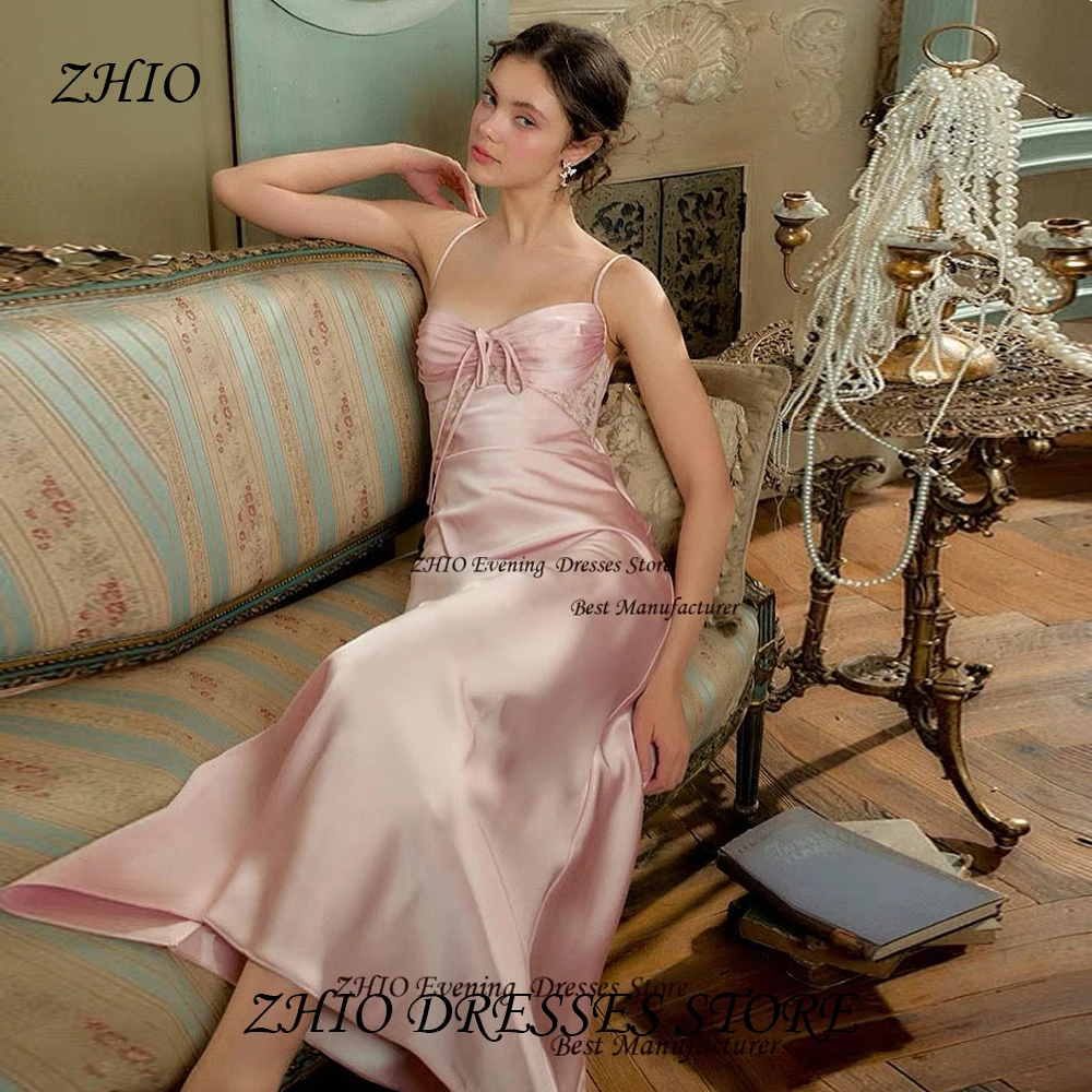 ZHIO Pink Sexy Satin A Line Strapless Spaghetti Straps Evening Gown Dresses Floor Length Pleated with Lace Formal Prom Gowns
ZHIO Pink Sexy Satin A Line Strapless Spaghetti Straps Evening Gown Dresses Floor Length Pleated with Lace Formal Prom Gowns