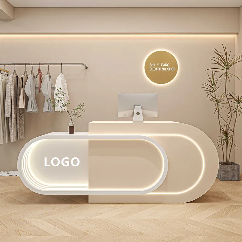 Aesthetic Reception Furniture Receptionist Front Desk Salon Counter Clothes Dhome Recepcja Supermarket Table Reseption
Aesthetic Reception Furniture Receptionist Front Desk Salon Counter Clothes Dhome Recepcja Supermarket Table Reseption
