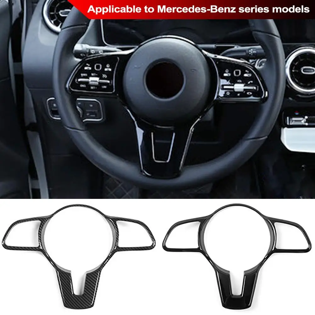 Carbon Fiber Car Steering Wheel Button Frame Trim Cover Bright Black Mercedes Benz A B C E GLC GLA CLA GLS GLE EQC GLB
Carbon Fiber Car Steering Wheel Button Frame Trim Cover Bright Black Mercedes Benz A B C E GLC GLA CLA GLS GLE EQC GLB