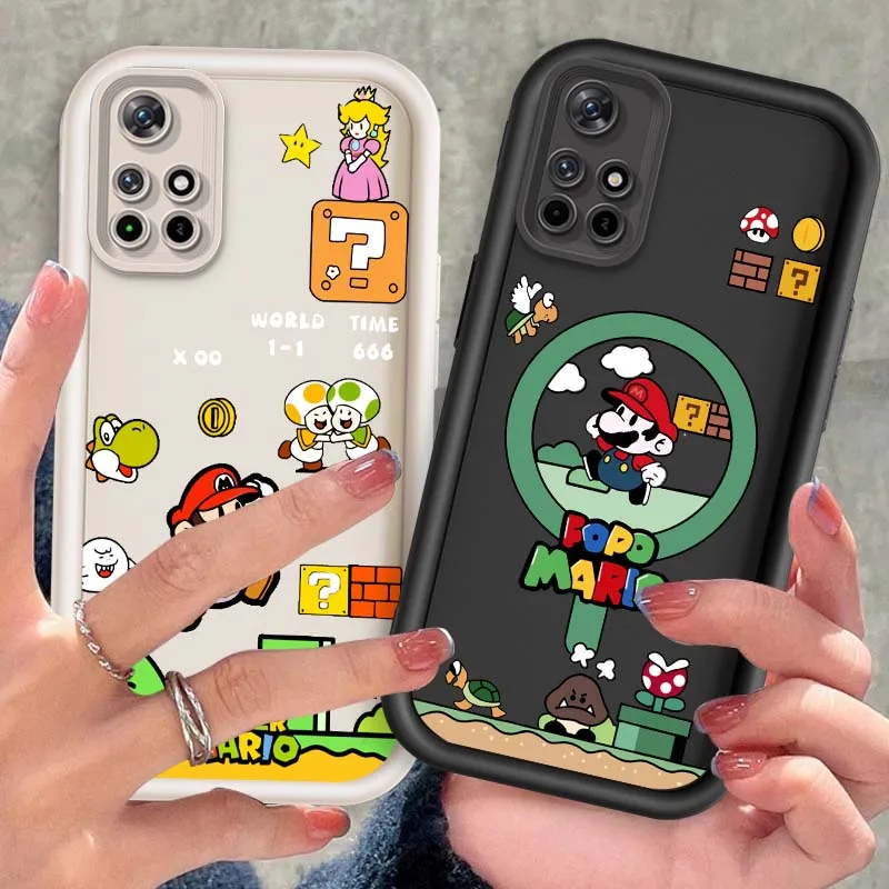 M-Marios Cartoon Cute For Xiaomi Redmi Note 14 13 13R 12 12R 11 11E 11T 11S Pro Plus 5G Eye Ladder Cover
M-Marios Cartoon Cute For Xiaomi Redmi Note 14 13 13R 12 12R 11 11E 11T 11S Pro Plus 5G Eye Ladder Cover