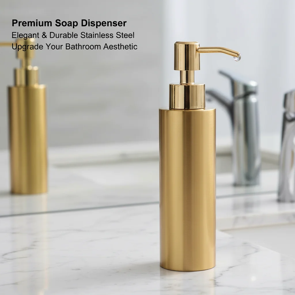 Soap Dispenser With Rust Proof Stainless Steel Pump Refillable For Bathroom Kitchen Soap Dispenser For Essential Oils,Liquid
Soap Dispenser With Rust Proof Stainless Steel Pump Refillable For Bathroom Kitchen Soap Dispenser For Essential Oils,Liquid