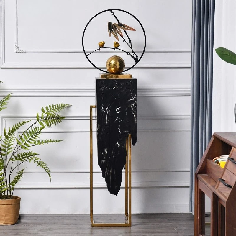 Simple flowing water decorative ornament floor-to-ceiling circulating water landscape
Simple flowing water decorative ornament floor-to-ceiling circulating water landscape