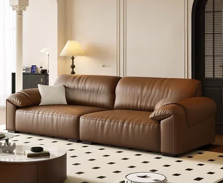 Modern simple small apartment elephant ear first layer cowhide combination
Modern simple small apartment elephant ear first layer cowhide combination