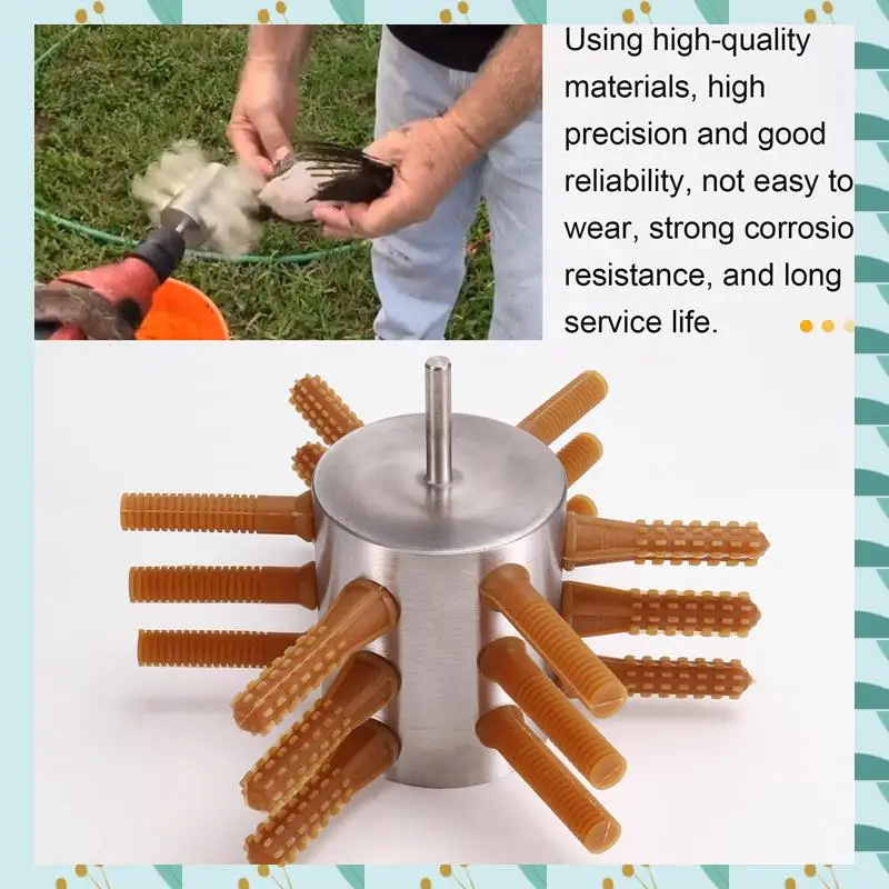 A71P Chicken Plucker Drill Attachment Chicken Plucker 18 Large Size Chicken Removal Plucker Machine
A71P Chicken Plucker Drill Attachment Chicken Plucker 18 Large Size Chicken Removal Plucker Machine