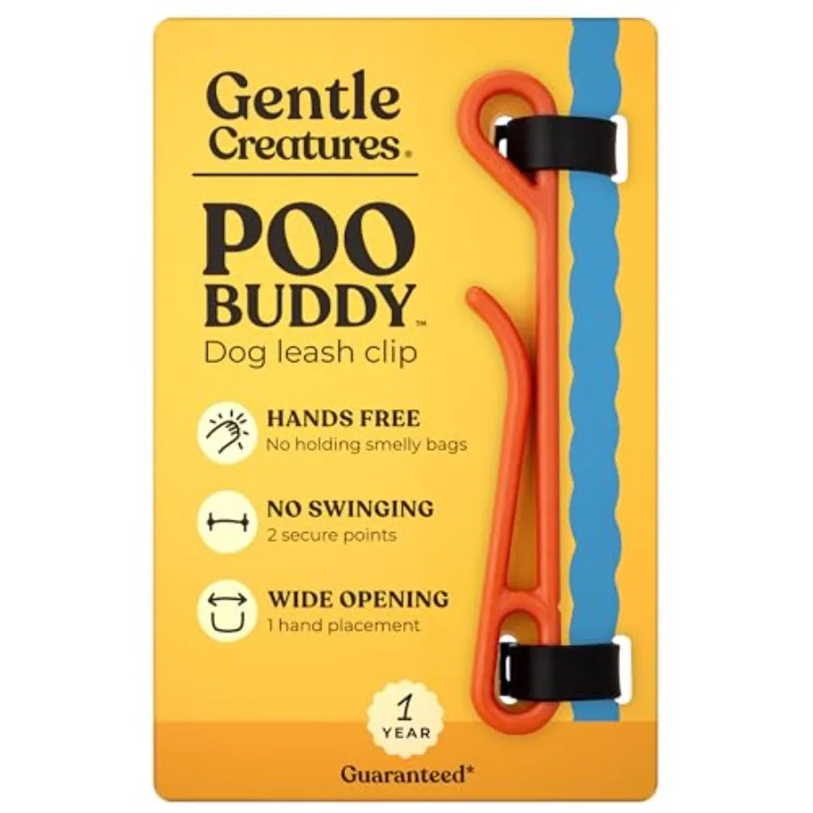 Poo Buddy — Patented Leash Clip For Used Poop Bags - Hands Free, Great For Walks, Hiking
Poo Buddy — Patented Leash Clip For Used Poop Bags - Hands Free, Great For Walks, Hiking