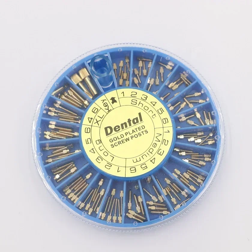 Dentalss Implants Materials Golden Plated Dentalss Screw Post 120pcs
Dentalss Implants Materials Golden Plated Dentalss Screw Post 120pcs