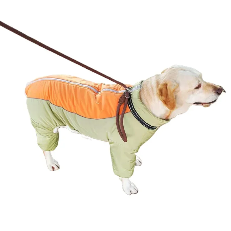 Pet Dog Clothes Medium to Large Dogs Cotton-Padded Clothes Thickened Fleece-Lined Windproof Warm Leisure Four-Leg Clothes
Pet Dog Clothes Medium to Large Dogs Cotton-Padded Clothes Thickened Fleece-Lined Windproof Warm Leisure Four-Leg Clothes