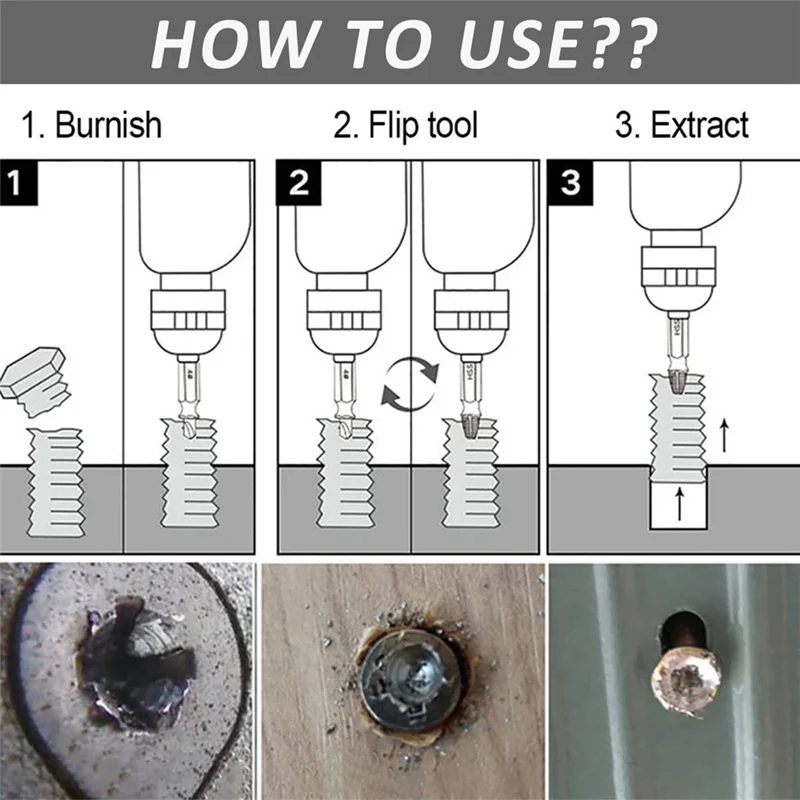 AC88-13Pcs Screw Extractor Kit Damaged Screw Remover Set Easy Out Drill Bits Broken Bolt Stud Remover Screw Extractor Set
AC88-13Pcs Screw Extractor Kit Damaged Screw Remover Set Easy Out Drill Bits Broken Bolt Stud Remover Screw Extractor Set
