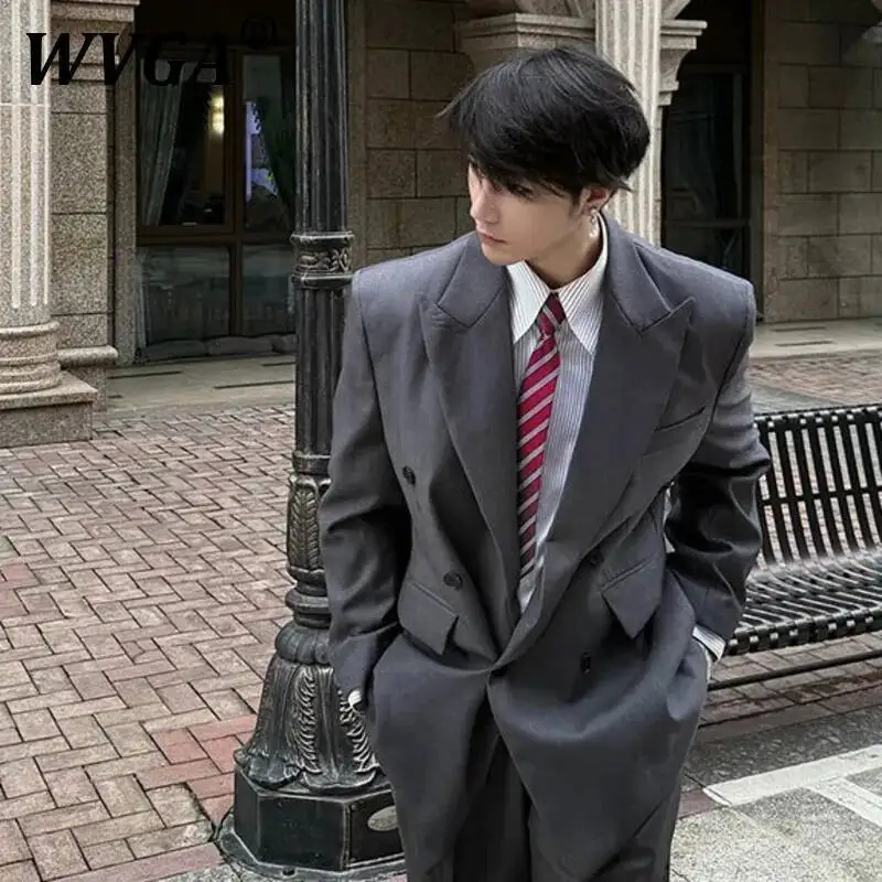 WVGA Spring Autumn New Man Tide Oversized Breasted Trendy Long Sleeves Blazer Padded Shoulder Niche Chic Casual Suit-Coats W7254
WVGA Spring Autumn New Man Tide Oversized Breasted Trendy Long Sleeves Blazer Padded Shoulder Niche Chic Casual Suit-Coats W7254