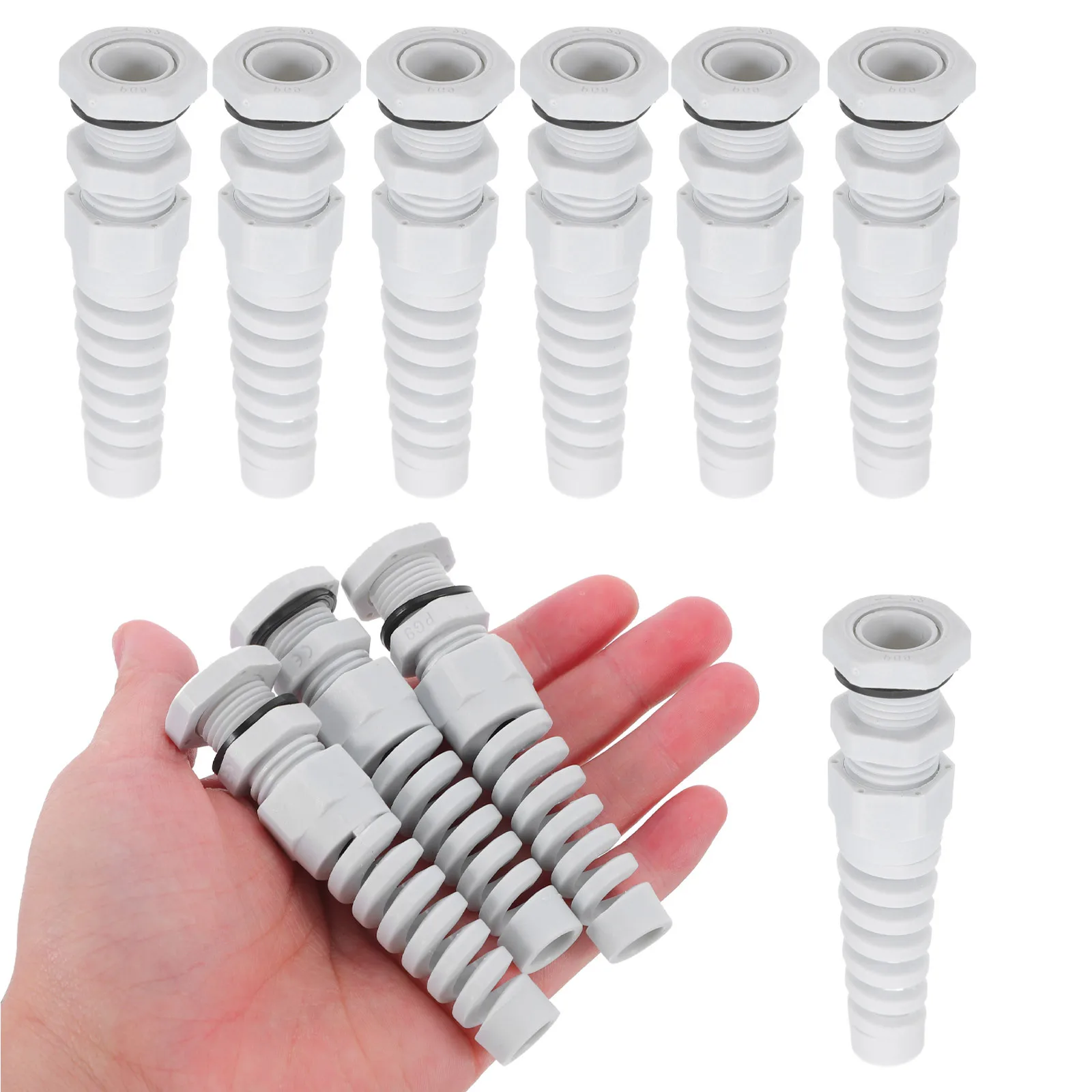 10Pcs Cable Gland Strain Relief Cord Connector Waterproof Nylon Spiral Adjustable Connector Joint for Industrial Automotive
10Pcs Cable Gland Strain Relief Cord Connector Waterproof Nylon Spiral Adjustable Connector Joint for Industrial Automotive