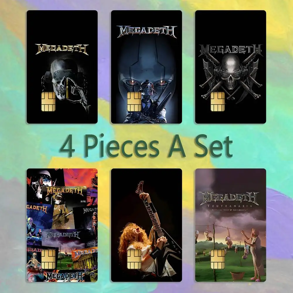 Rock M-MegadethS Music Card Stickers Credit Visa Debit Bank Charge Card Bus Metro Waterproof Sticker Decal Decoration
Rock M-MegadethS Music Card Stickers Credit Visa Debit Bank Charge Card Bus Metro Waterproof Sticker Decal Decoration