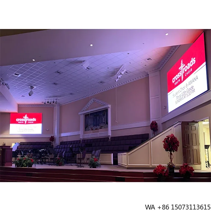 4×3m Indoor LED Display Complete System P1.976 P2.604 P2.976 P3.91 P4.81 500×500mm Panel Background
4×3m Indoor LED Display Complete System P1.976 P2.604 P2.976 P3.91 P4.81 500×500mm Panel Background