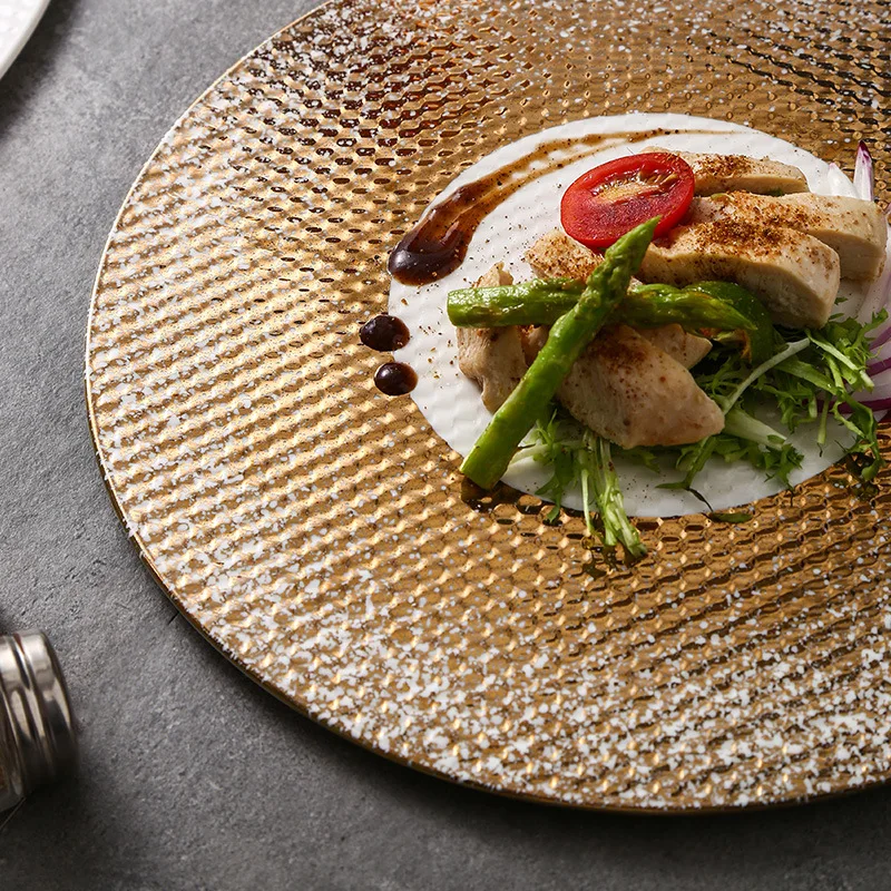 Elegant White Porcelain Plate Creative Gold Rimmed Dish Cake Plate For Dessert Shop Restaurant Tableware
Elegant White Porcelain Plate Creative Gold Rimmed Dish Cake Plate For Dessert Shop Restaurant Tableware