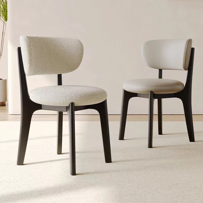 -Designer Home Dining Chair Modern Small Apartment Soft Cover Solid Wood Backrest Dining Chair
-Designer Home Dining Chair Modern Small Apartment Soft Cover Solid Wood Backrest Dining Chair