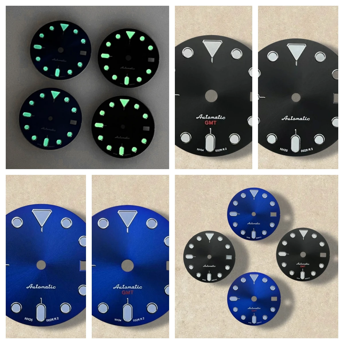 28.5mm S Logo NH34/NH35 SKX007 Dial Fit NH34/NH35/NH36 Movement Green Luminous High Quality NH34/NH35 Accessories
28.5mm S Logo NH34/NH35 SKX007 Dial Fit NH34/NH35/NH36 Movement Green Luminous High Quality NH34/NH35 Accessories 