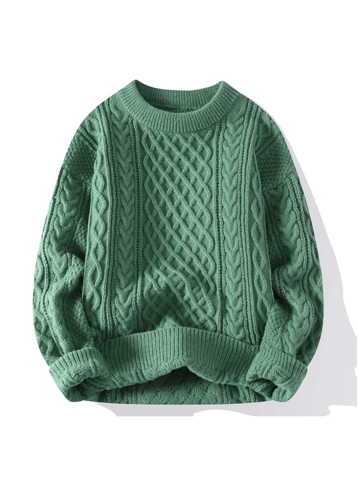 Men's Knitted Sweater f High Collar Fce Lined Thi Warm Pure Color Casual Wear Winter Season Long Sve Regular Fit
Men's Knitted Sweater f High Collar Fce Lined Thi Warm Pure Color Casual Wear Winter Season Long Sve Regular Fit