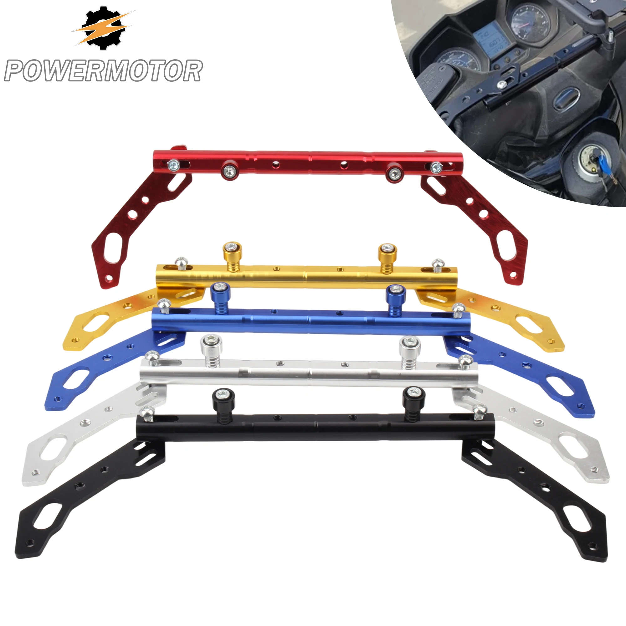 Motorcycle Handlebar Extender For KYMCO XCITING 250 300 400 400S 500 K-XCT 300 Scooter Mutifunctional Cross Bar Balance bar Part
Motorcycle Handlebar Extender For KYMCO XCITING 250 300 400 400S 500 K-XCT 300 Scooter Mutifunctional Cross Bar Balance bar Part