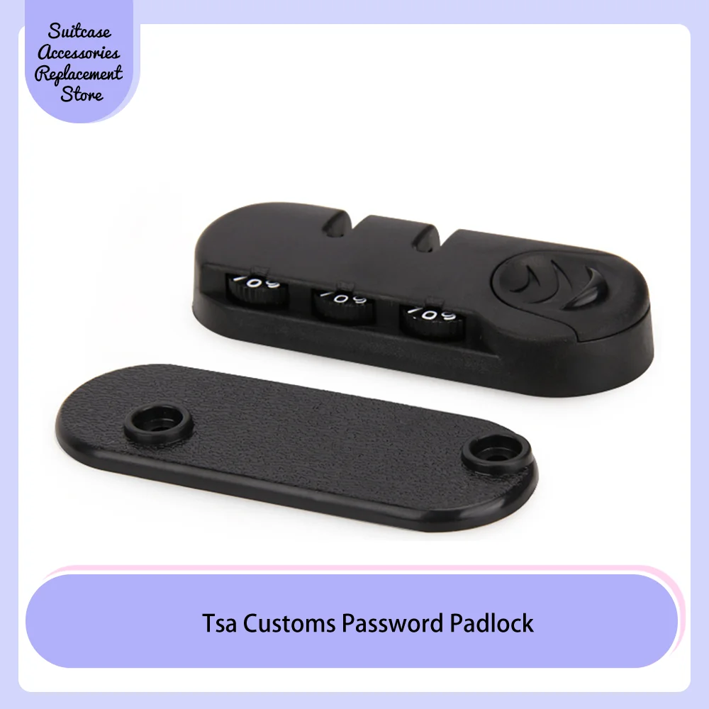 Black combination lock password protection high-grade plastic accessories Fixed lock luggage lock pull chain luggage
Black combination lock password protection high-grade plastic accessories Fixed lock luggage lock pull chain luggage