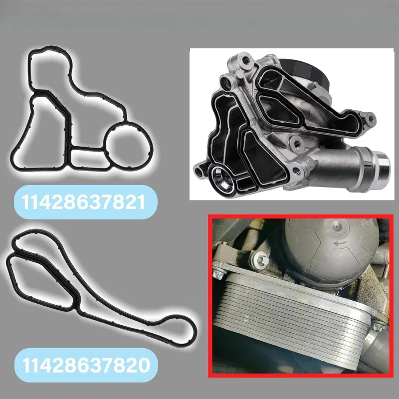 11428637820 11428637821, Oil Filter Housing Gasket kit, 2002-2021 for BMW Series 1/2/3/4/5/6/7 X1 X3 X4 X5 X6 Z4
11428637820 11428637821, Oil Filter Housing Gasket kit, 2002-2021 for BMW Series 1/2/3/4/5/6/7 X1 X3 X4 X5 X6 Z4