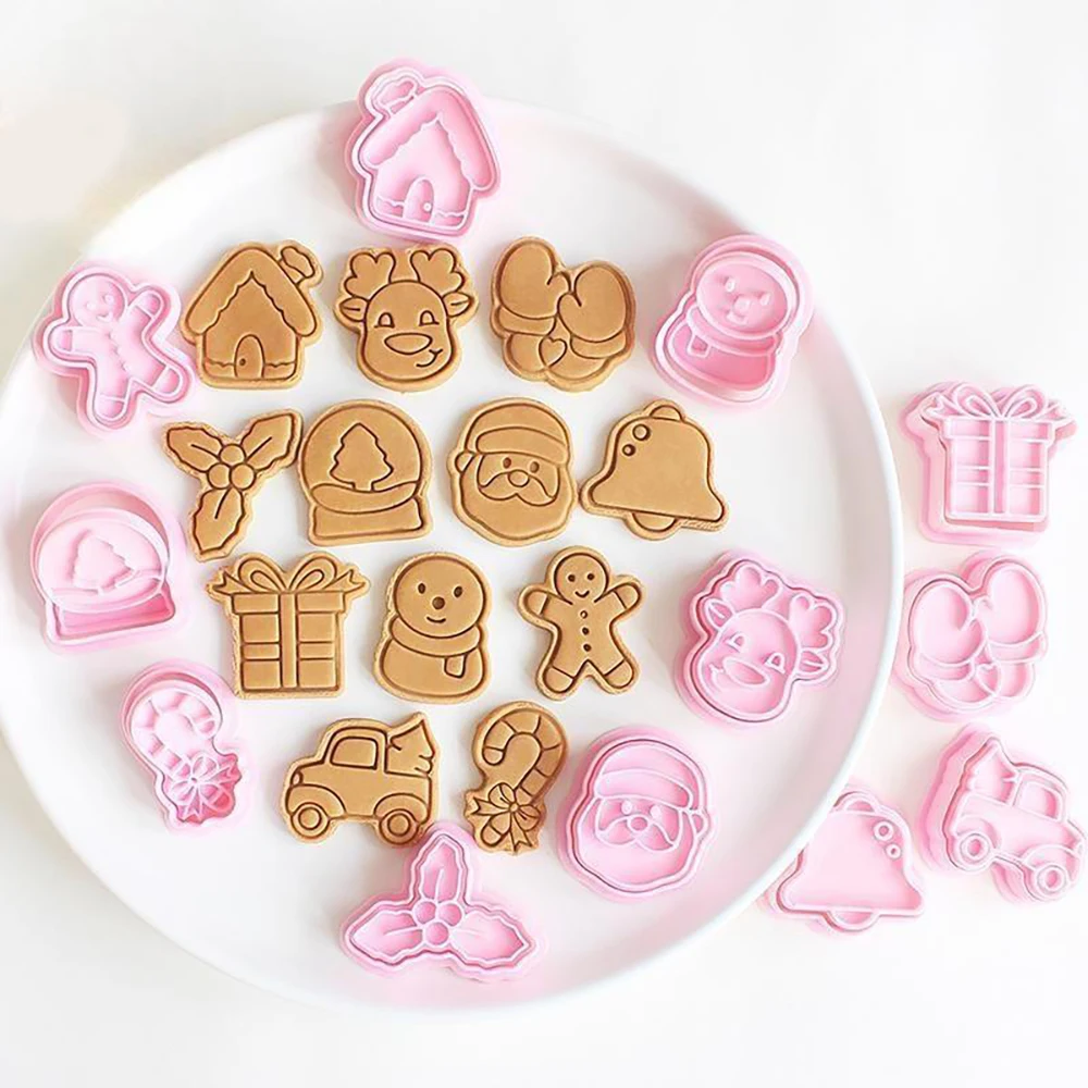 Cartoon Mini Christmas Theme Cookie Mold DIY Bakery Tools and Accessories Cookie Stamp
Cartoon Mini Christmas Theme Cookie Mold DIY Bakery Tools and Accessories Cookie Stamp