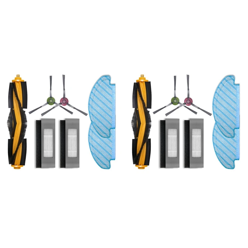 2X для Ecovacs Deebot OZMO 920 950 T8 T9 Yeedi 2, гибридный вакуумный фильтр Hepa, основная боковая щетка, детали для швабры
2X для Ecovacs Deebot OZMO 920 950 T8 T9 Yeedi 2, гибридный вакуумный фильтр Hepa, основная боковая щетка, детали для швабры