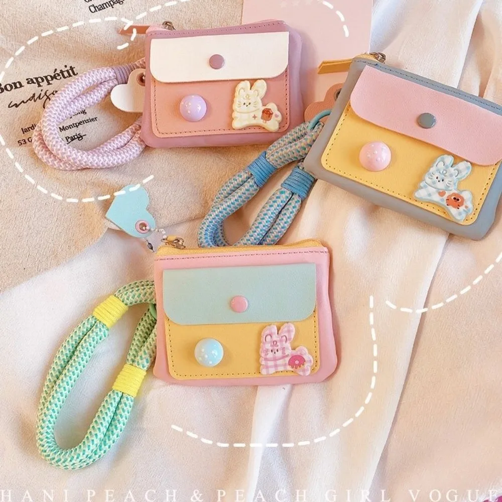 Cute Macaron Colored Short Wallet PU Leather Keychains Lanyard Coin Purse Zipper Card Holder Girl
Cute Macaron Colored Short Wallet PU Leather Keychains Lanyard Coin Purse Zipper Card Holder Girl