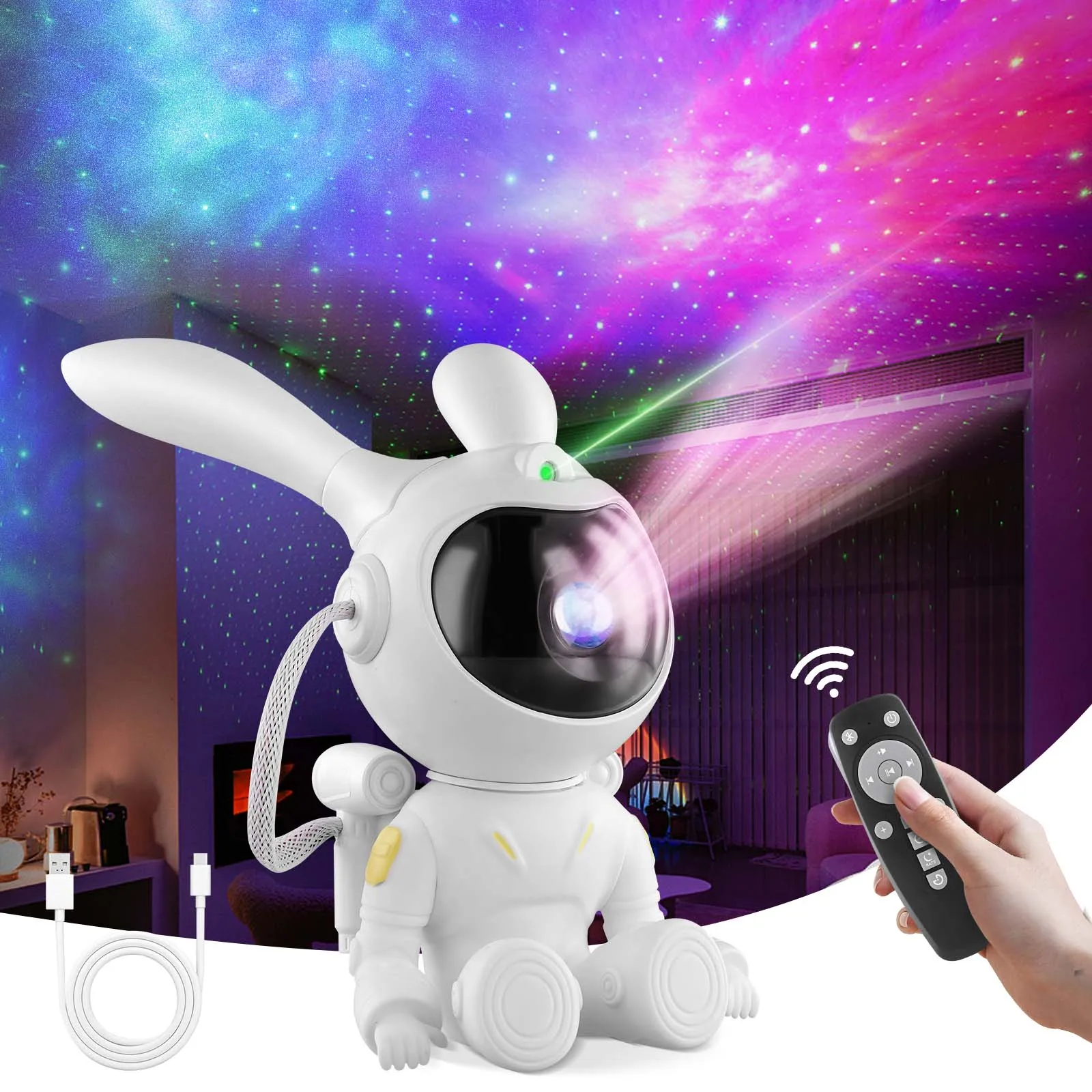 New LED Star Galaxies Projector Night Light Starry Sky Astronaut Porjectors Lamp For Decoration Bedroom Room Decor Children Gift
New LED Star Galaxies Projector Night Light Starry Sky Astronaut Porjectors Lamp For Decoration Bedroom Room Decor Children Gift