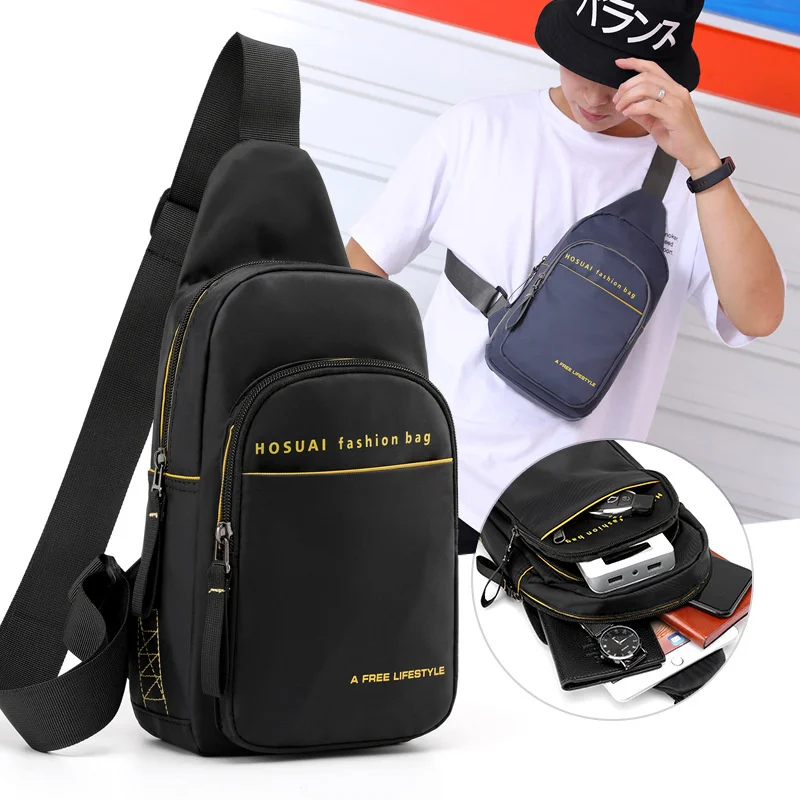 New men's and women's chest bag outdoor sports messenger bag waterproof nylon cloth portable small backpack
New men's and women's chest bag outdoor sports messenger bag waterproof nylon cloth portable small backpack