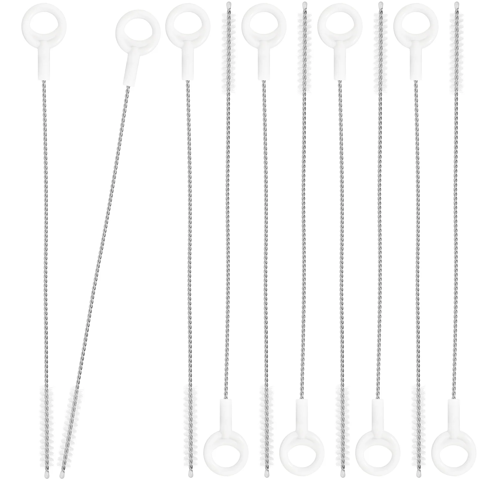 10pcs Straw Bottle Cleaner Stainless Steel Bristles Non Slip Handle Reusable Glass Straw Cleaning Tool
10pcs Straw Bottle Cleaner Stainless Steel Bristles Non Slip Handle Reusable Glass Straw Cleaning Tool