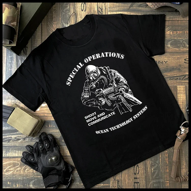 Футболка Naval SEALs Frogman Special Operations, 100% хлопок, с круглым вырезом, летняя повседневная мужская футболка с короткими рукавами, размер S-3XL
Футболка Naval SEALs Frogman Special Operations, 100% хлопок, с круглым вырезом, летняя повседневная мужская футболка с короткими рукавами, размер S-3XL