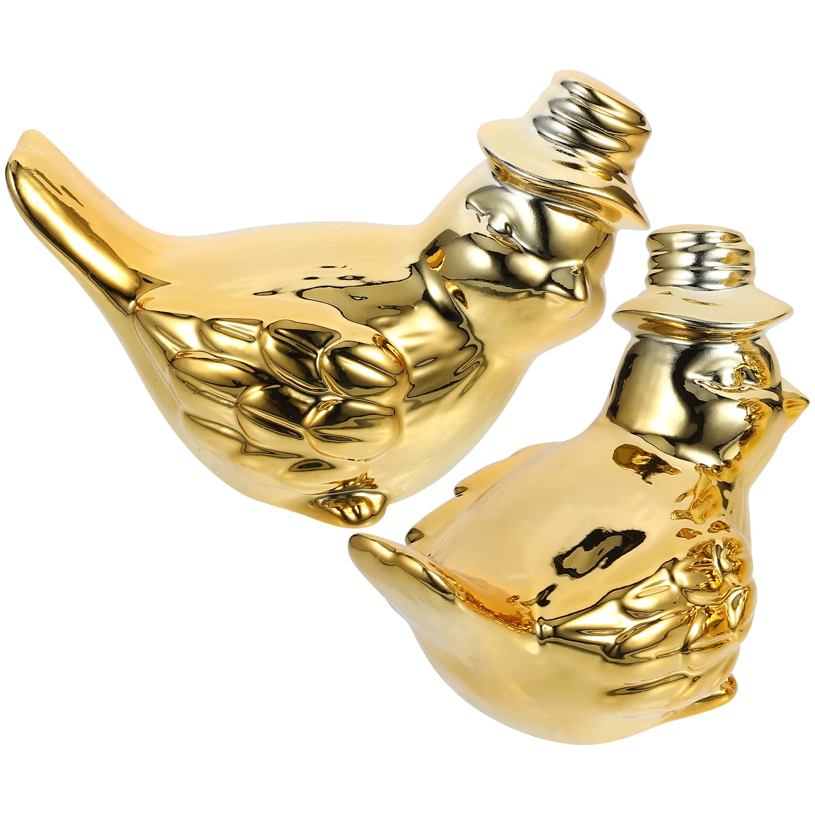 1 Pair Gentleman Small Bird Statue Ceramic Decorative Animal Ornament Desktop Bird Craft Decor Lovely Compact Design
1 Pair Gentleman Small Bird Statue Ceramic Decorative Animal Ornament Desktop Bird Craft Decor Lovely Compact Design