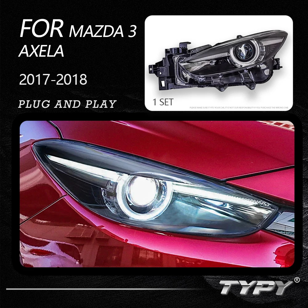 TYPY Dynamic Signal Head Lamp Automotive Accessories Upgrade Modified New LED For Mazda 3 Axela 2017-2018 Headlights
TYPY Dynamic Signal Head Lamp Automotive Accessories Upgrade Modified New LED For Mazda 3 Axela 2017-2018 Headlights